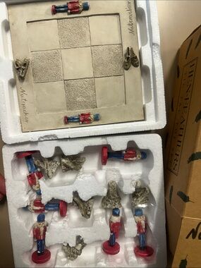 HEN FEaTHERS Nutcracker Ballet Tic Tac Toe Set holiday decor game new